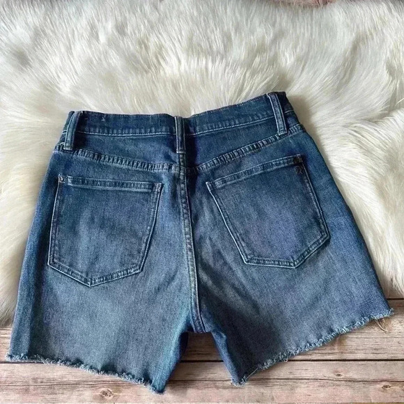 Madewell High Rise Denim Shorts Sz 26 - Picture 3 of 10